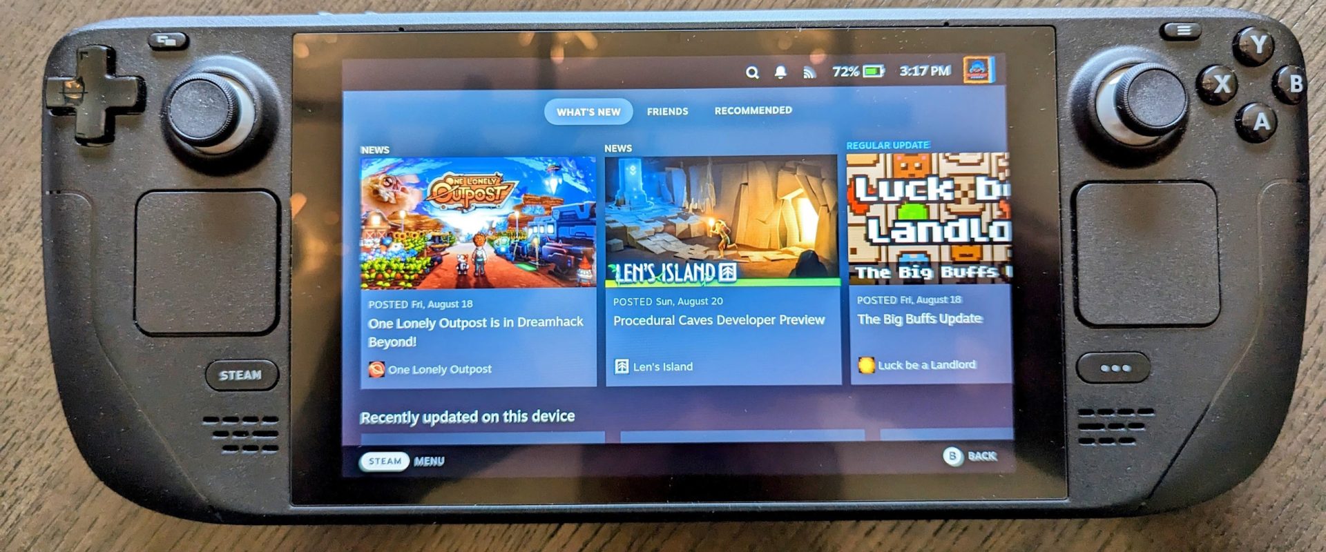 Steam Deck Home